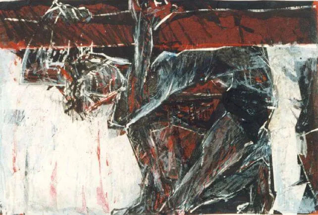 „Christus nimmt das Kreuz auf“ 1991