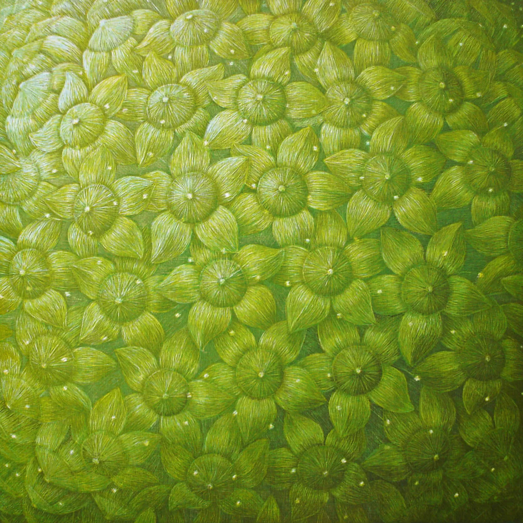 „Genesis VII“ (Efeu, grün)